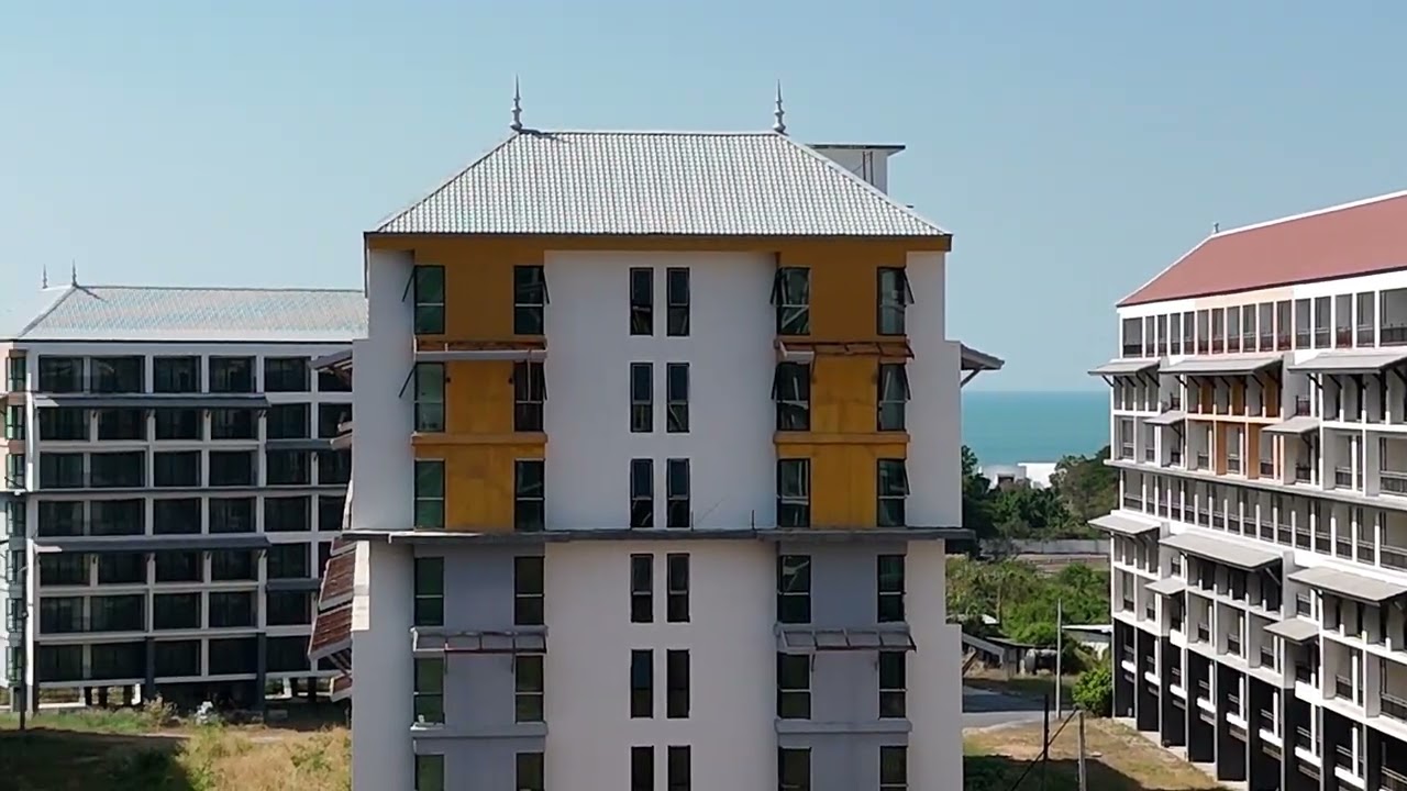 An Abandoned Condo Complex near Bang Sare , next to Aquaverse