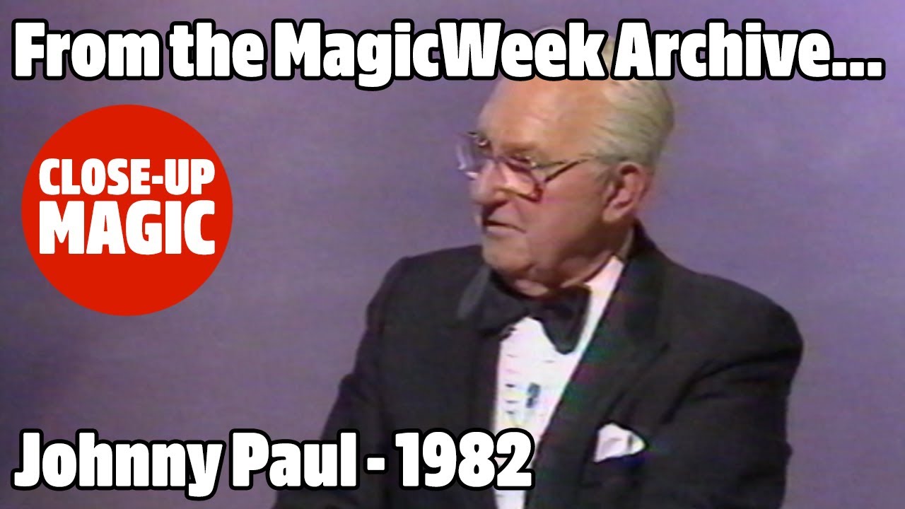 Johnny Paul - Close-up Magician - Dice Stacking, Cards Across - The Paul Daniels Magic Show - 1982