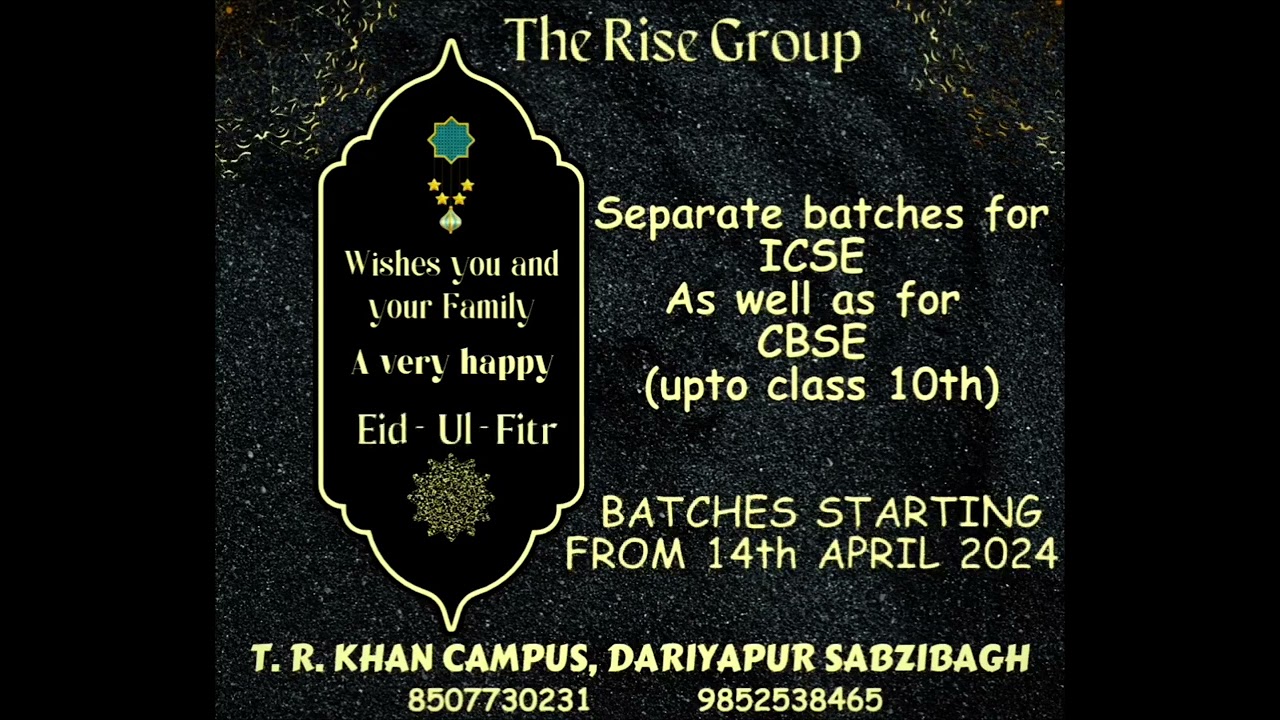 BEST COACHING IN PATNA@ THE RISE GROUP