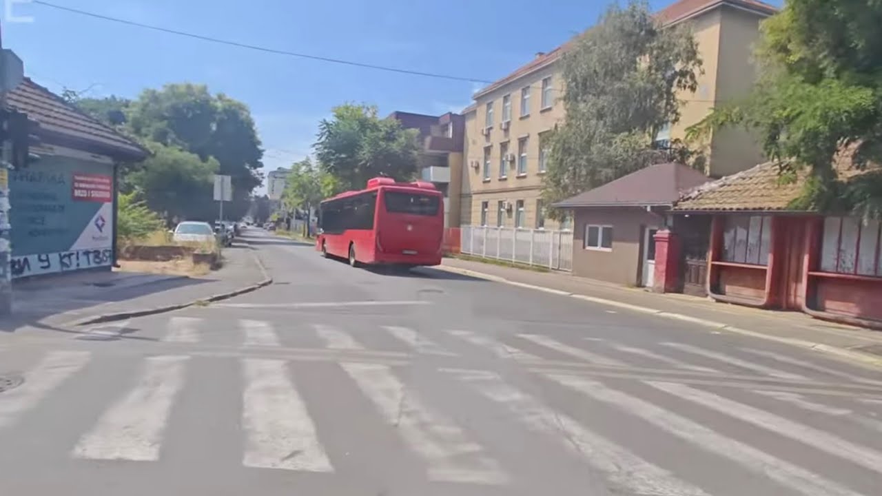 From Belgrade to Zemun by public bus.🚌Град Земун