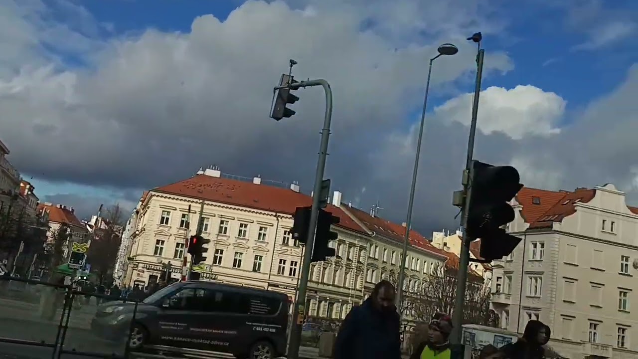 875. 18 2 2026. Praha 6 -1. Маршрут трамвая 20.