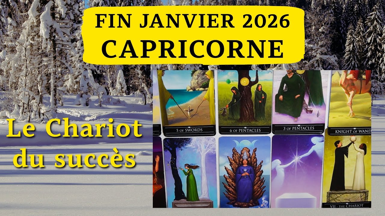 FIN JANVIER 2026 ~ CAPRICORNE L'heure du triomphe a sonné 🏆