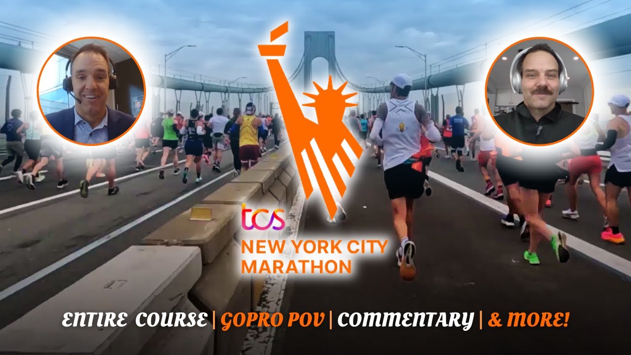 TCS New York City Marathon FULL Course | GoPro POV | With Commentary | Race Review 2023