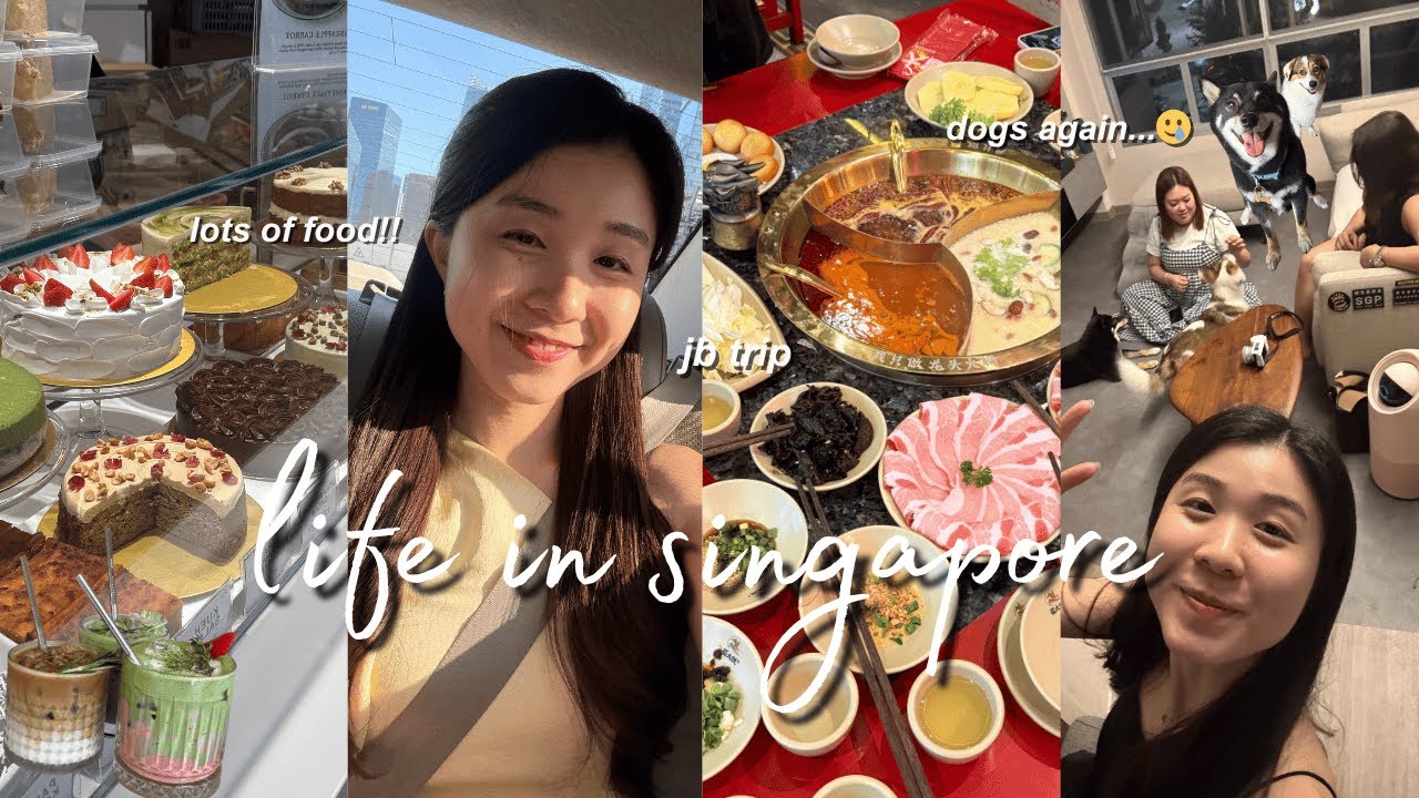 July Vlog 🌻 | Weekend in JB, jb cafe, meeting my ex-colleagues, hosting my friends, sis is home!!