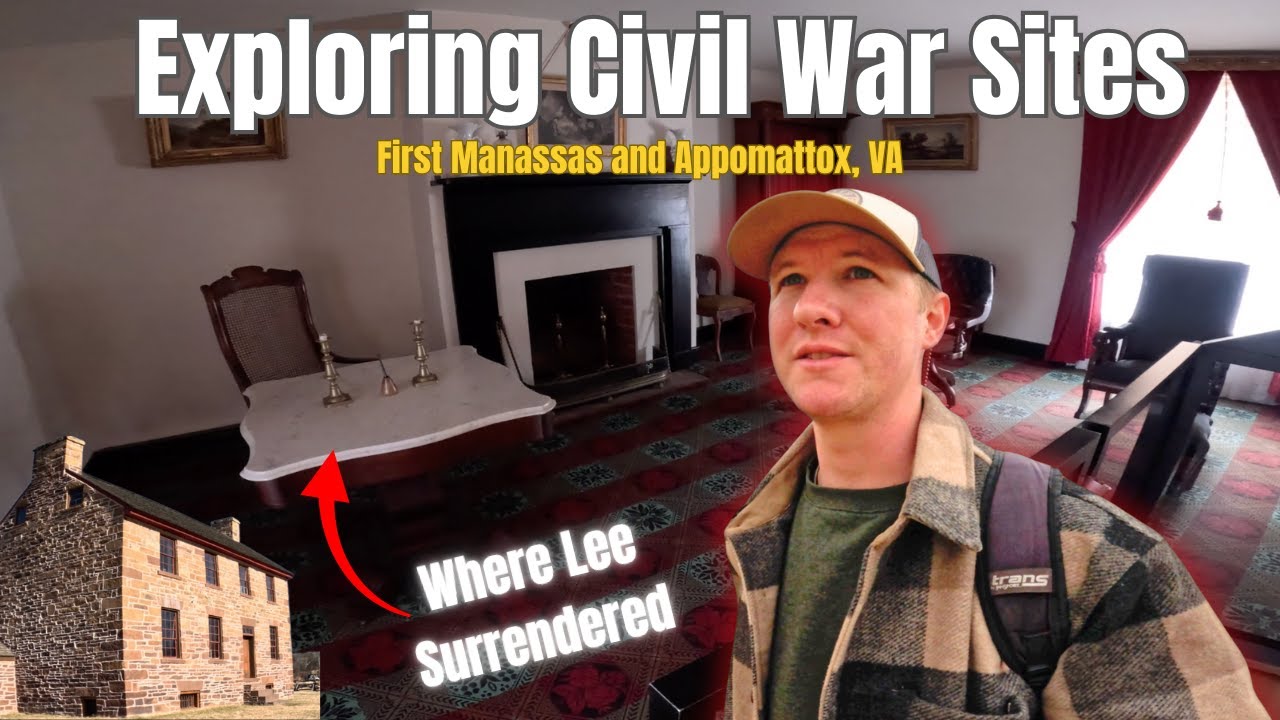 Hot Tent Camping and Exploring Civil War Sites(Manassas/Appomattox,VA)
