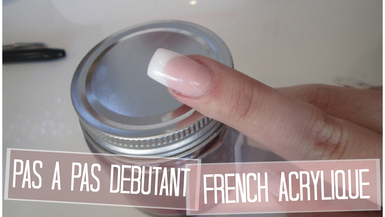 TUTO Pas-à-pas pour DEBUTANT French en Acrylique sur Chablon | Melissa Easy Nails