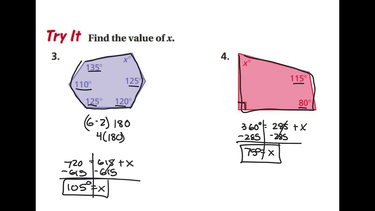 Notes -3.3 Angles of Polygons