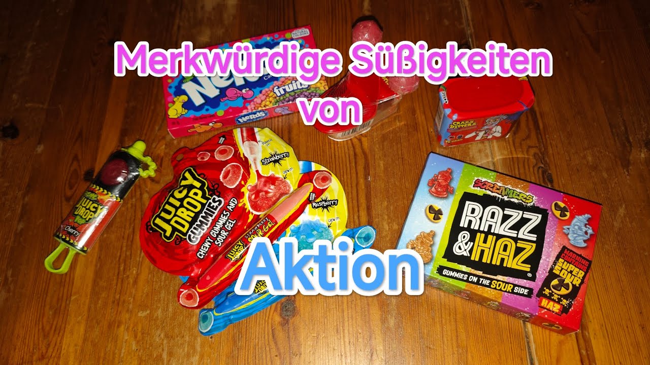 Merkwürdige Süßigkeiten von Aktion probiert #süßigkeiten #aktion 