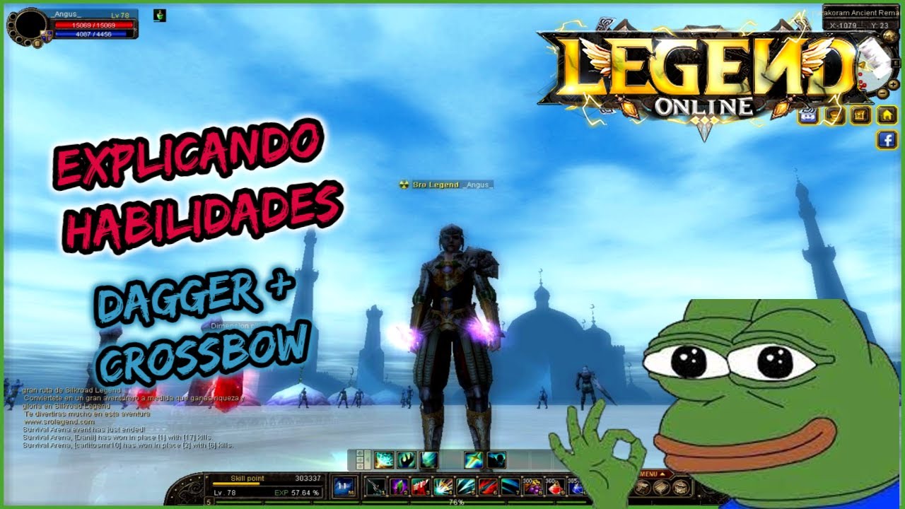 🔥Silkroad Online 2023👑 . EXPLICANDO LAS HABILIDADES de un ROGUE😜 GAMEPLAY🔥