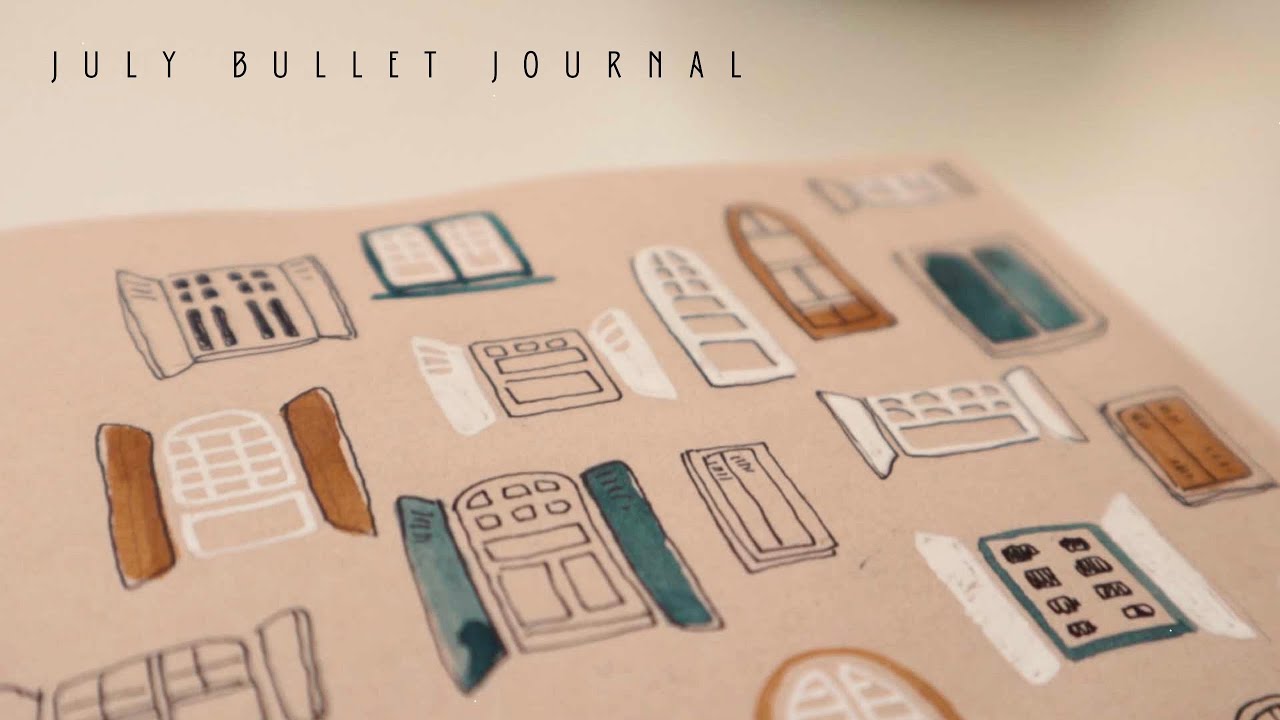 Temmuz Ayı Kişisel Ajandası ~ July Bullet Journal