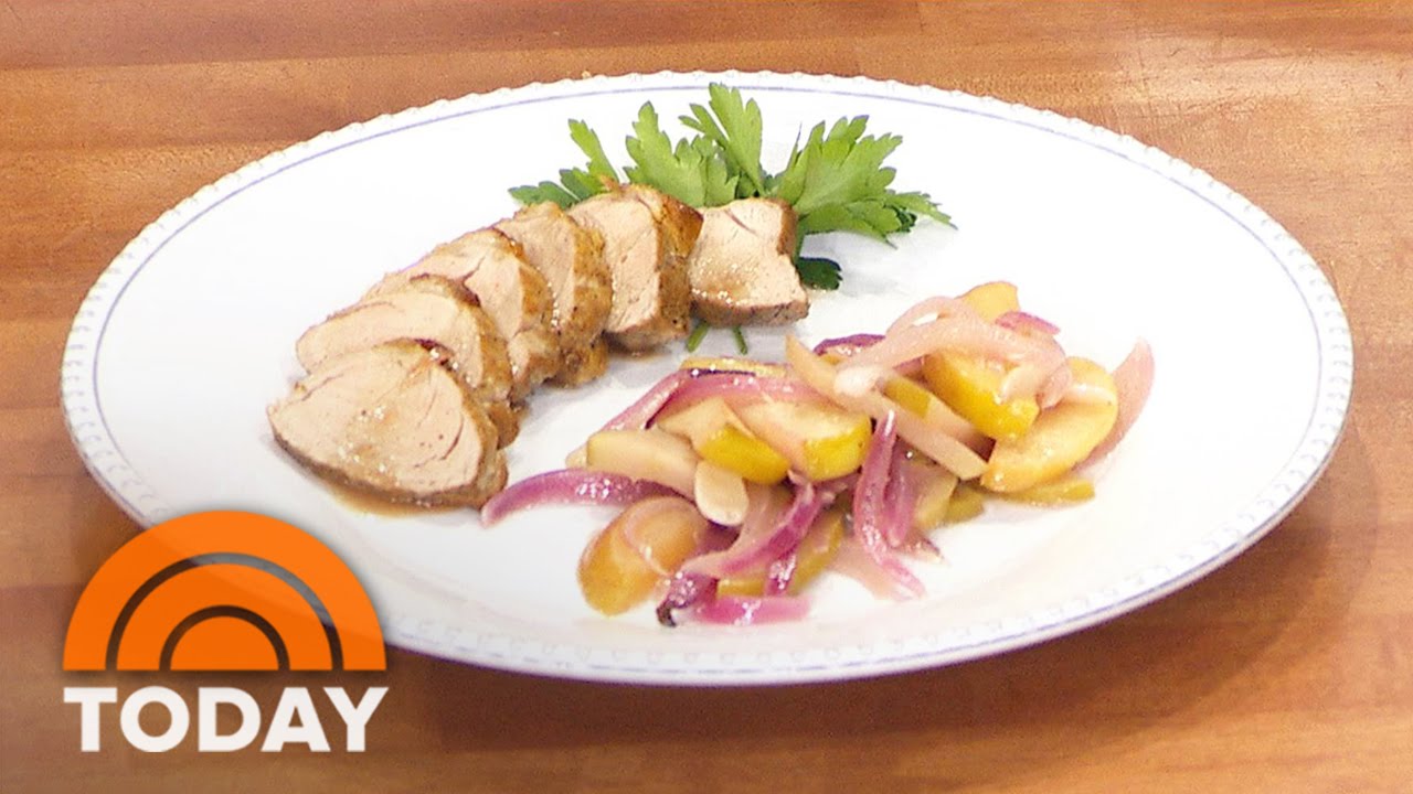 Simple One-Pan Pork Tenderloin With Apples, Onions: Al Roker Shows How | TODAY