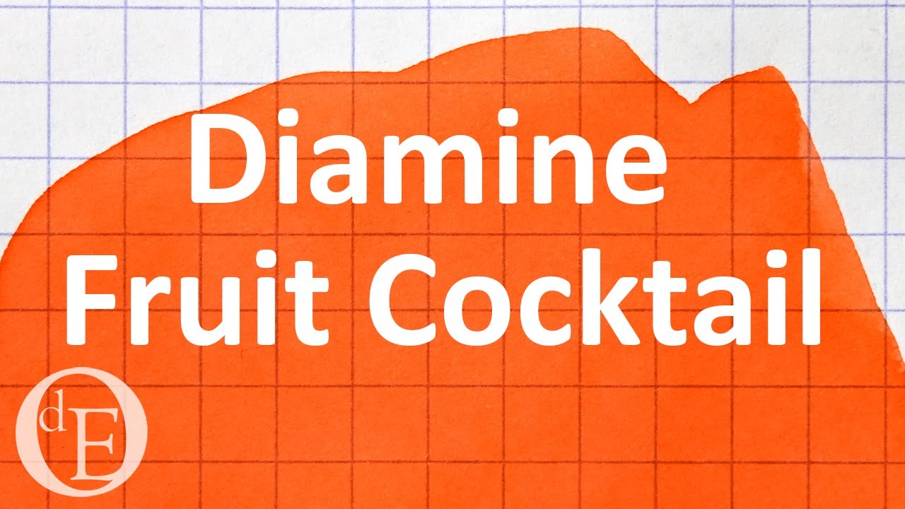 Diamine Inkvent Calendar 2024 - day 19 - Fruit Cocktail