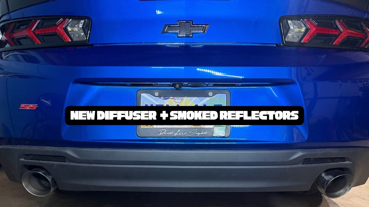 Fixing My Camaro’s Rear End with a New Diffuser + Smoked Reflectors
