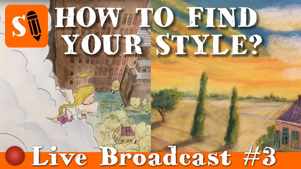 Stayf Draws Live Broadcast #3 How to Find Your Style as an Artist?