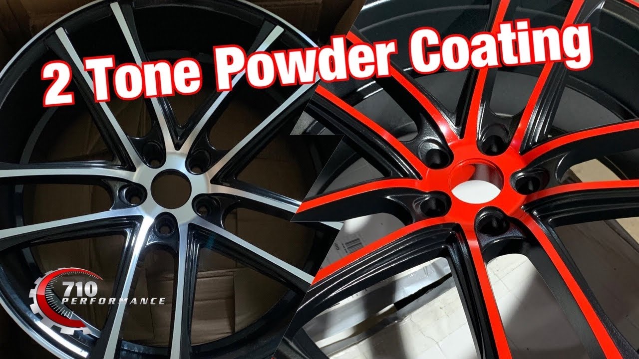 How to Powder Coat 2 Tone Wheels