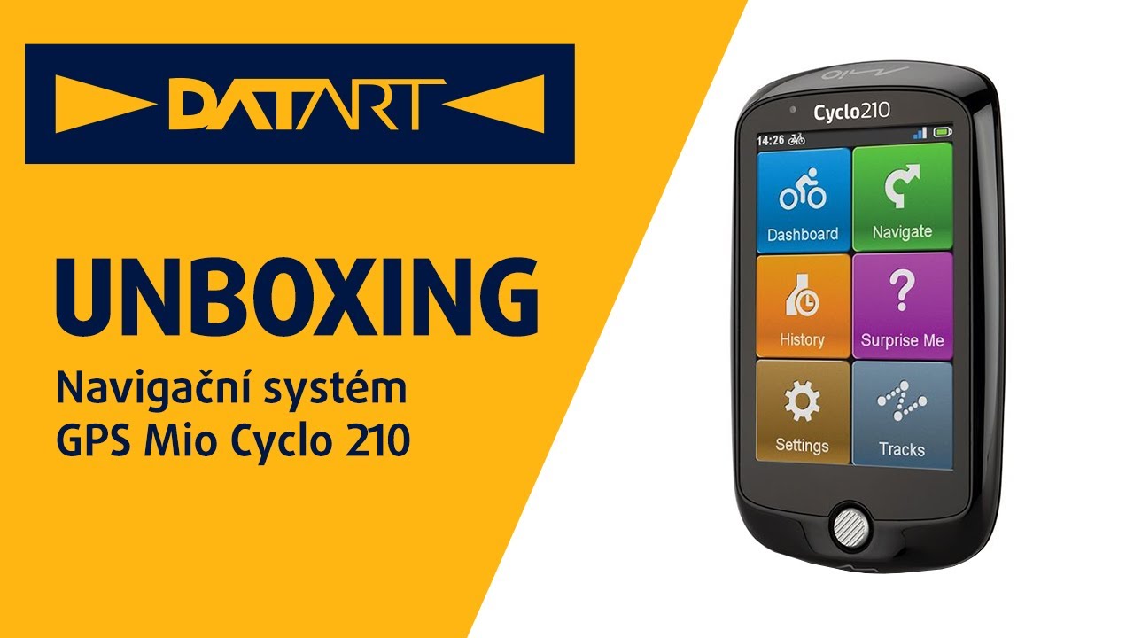Navigační systém GPS Mio Cyclo 210 | unboxing