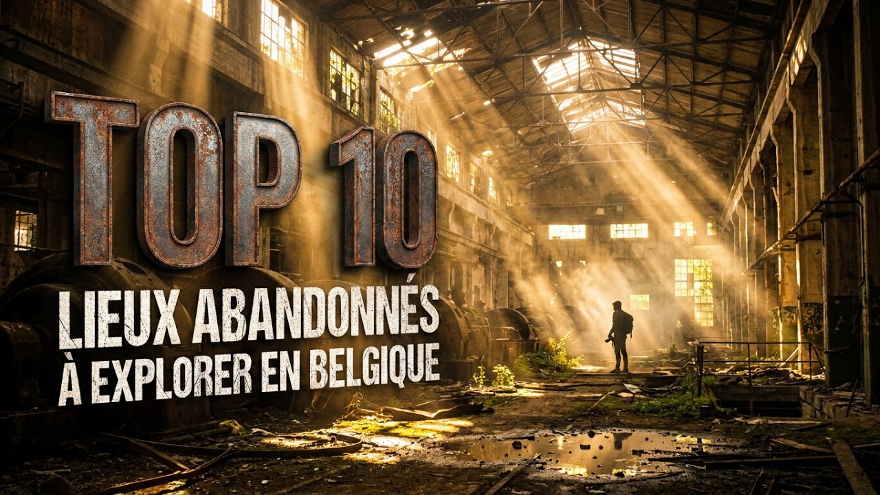 Top 10 lieux abandonnés à explorer en Belgique