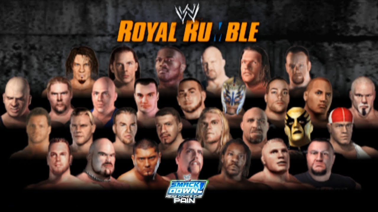 WWE Royal Rumble match SmackDown Here Comes The Pain | PCSX2 Emulator 