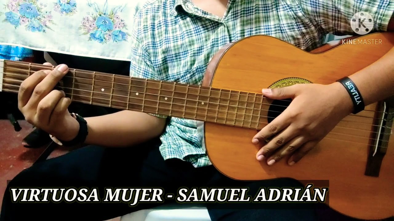 Tutorial en Guitarra - Virtuosa Mujer/Samuel Adrián. (Ver la Descripción)