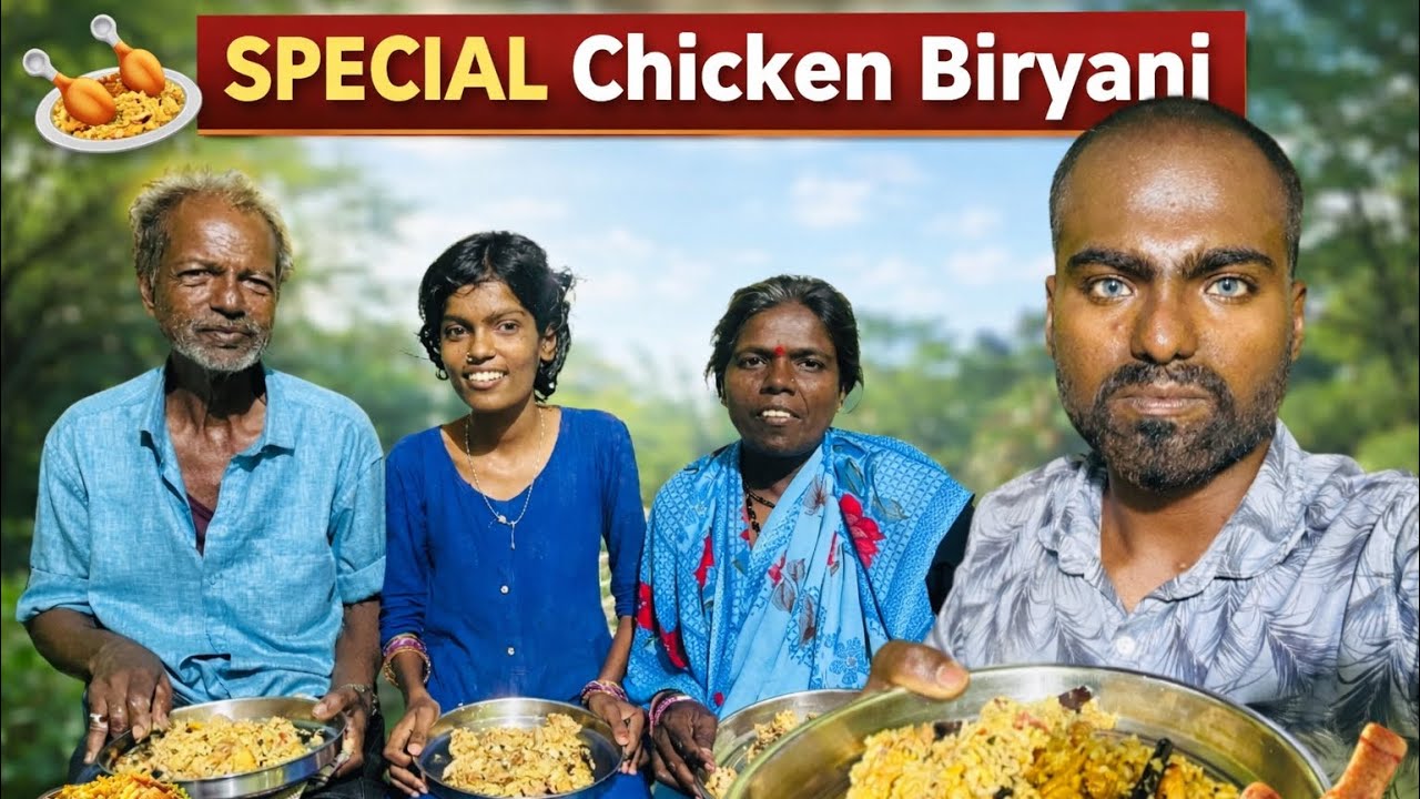 ಮನೇಲಿ ಫಸ್ಟ್ ಟೈಮ್ ಚಿಕೆನ್ ಬಿರ್ಯಾನಿ ಮಾಡಿರೋದು ನಮ್ ಅಪ್ಪ ನಮ್ ಅವ್ವ ನನ್ ತಂಗಿ ತುಂಬಾ ಖುಷಿಪಟ್ಟರು 🥰💞