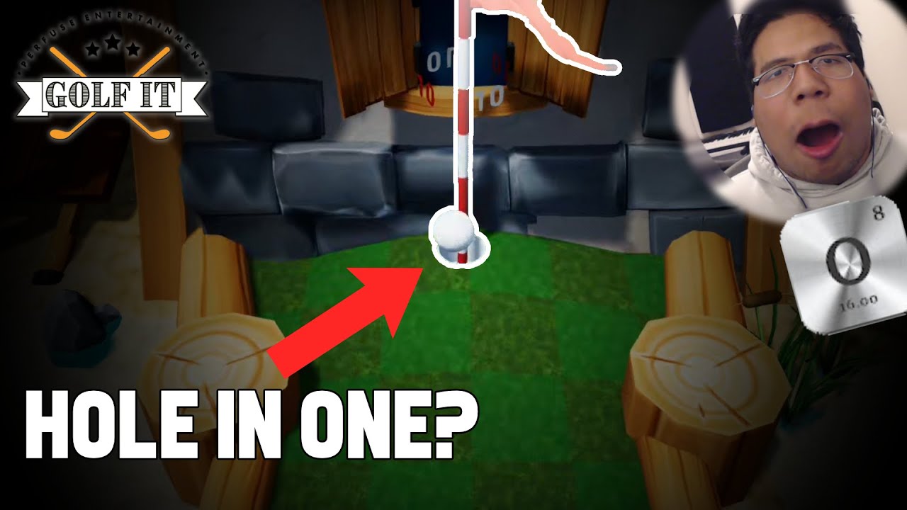 HOLE IN ONE MACHINE OR COMPLETE BOT?!? | Golf It! Gameplay (with Oxijin)