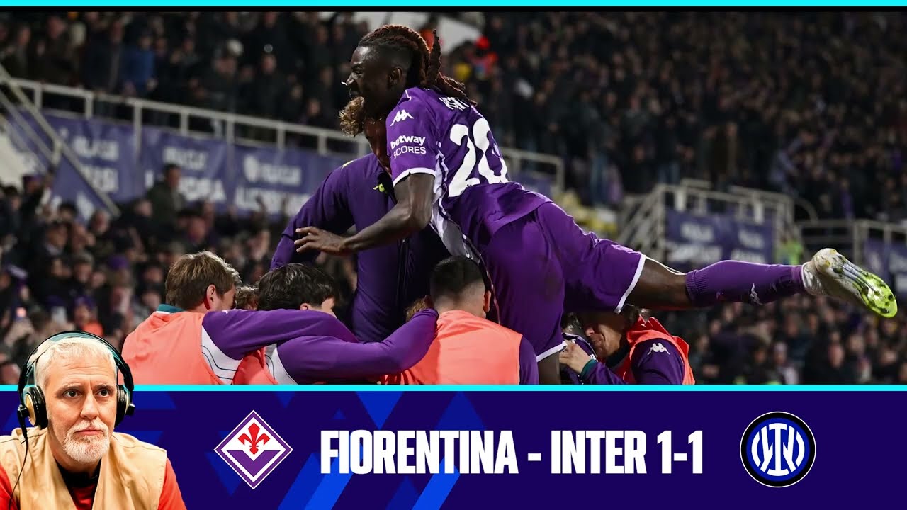 Fiorentina-Inter 1-1 | L&rsquo;emozionante radiocronaca di Francesco Repice