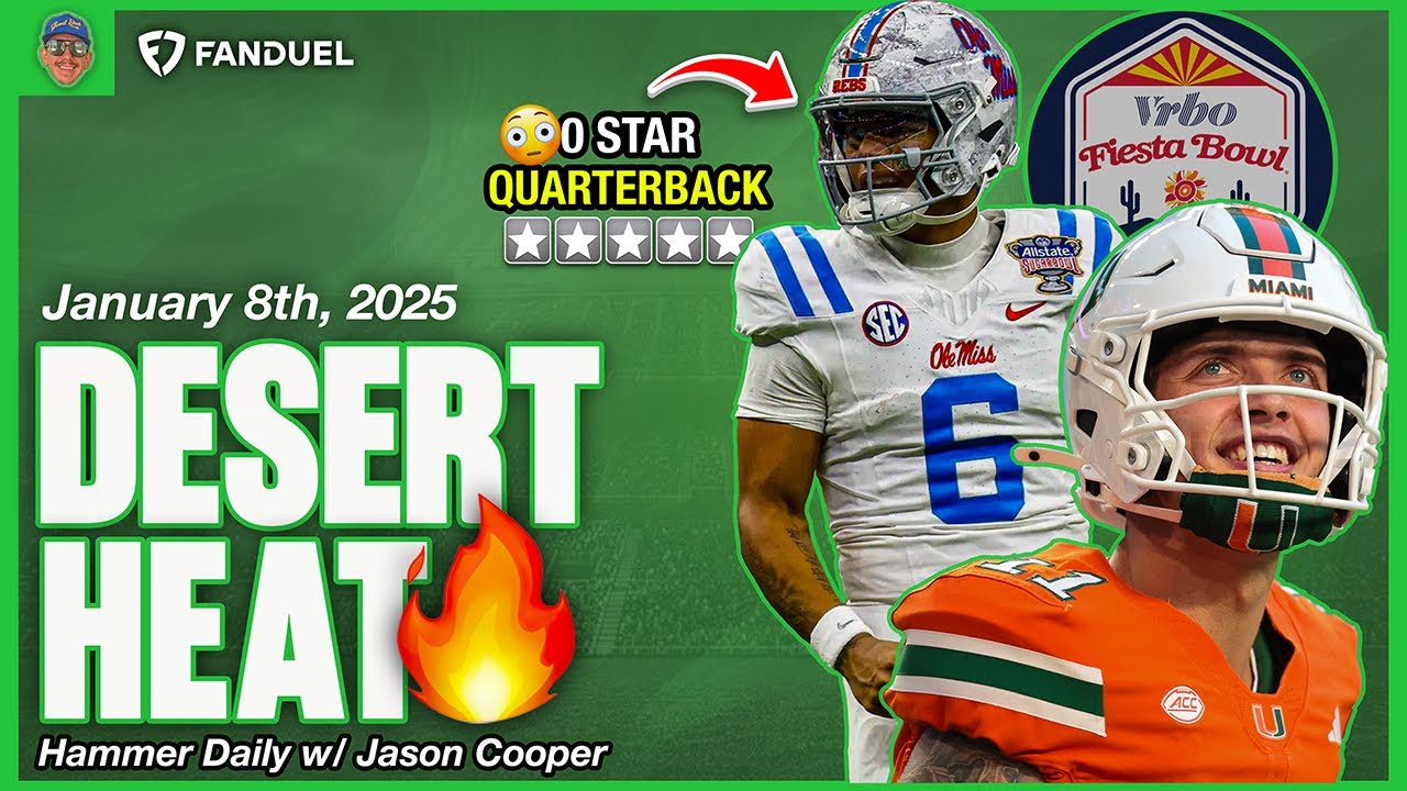 Ole Miss vs Miami Final Thoughts, NHL Best Bets, NFL Props | The Hammer Daily | Presented By FanDuel