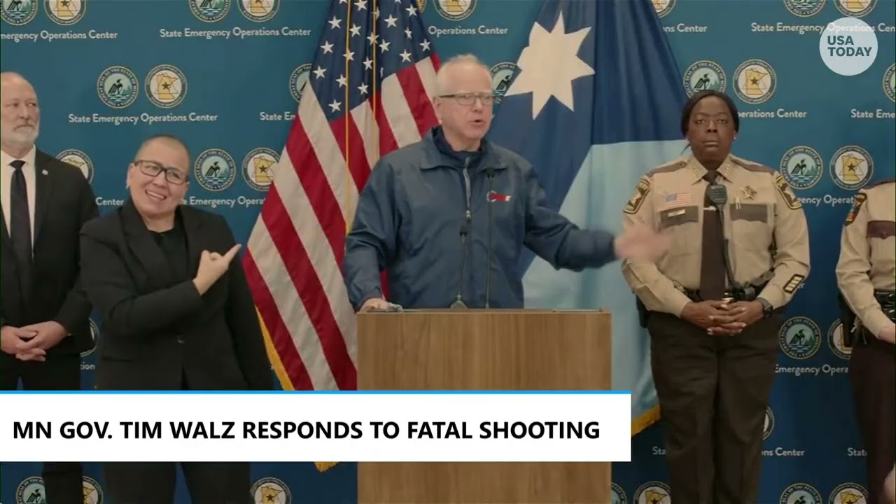 Walz press conference slams Trump and Bovino, offers reaction to Minneapolis shooting