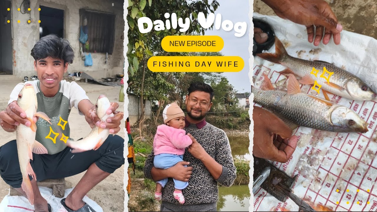 Fishing with my wife and brothers