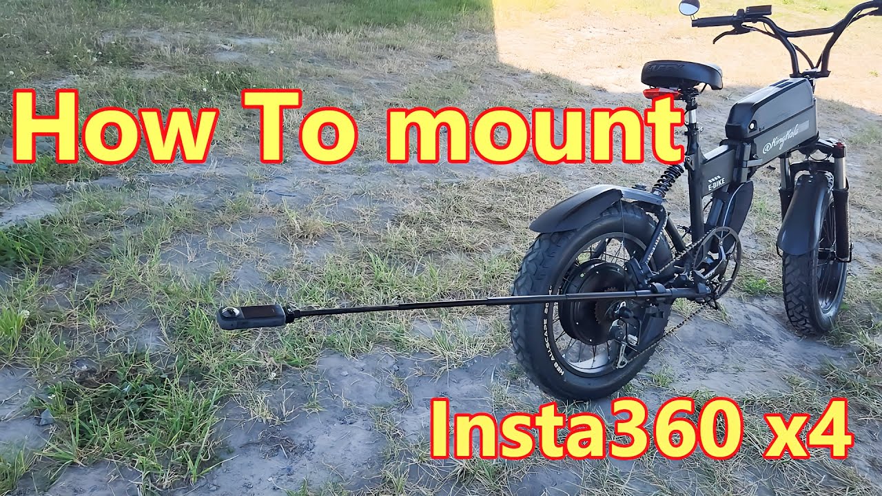 How to Mount Insta360 #X5 & #X4 on a Bike