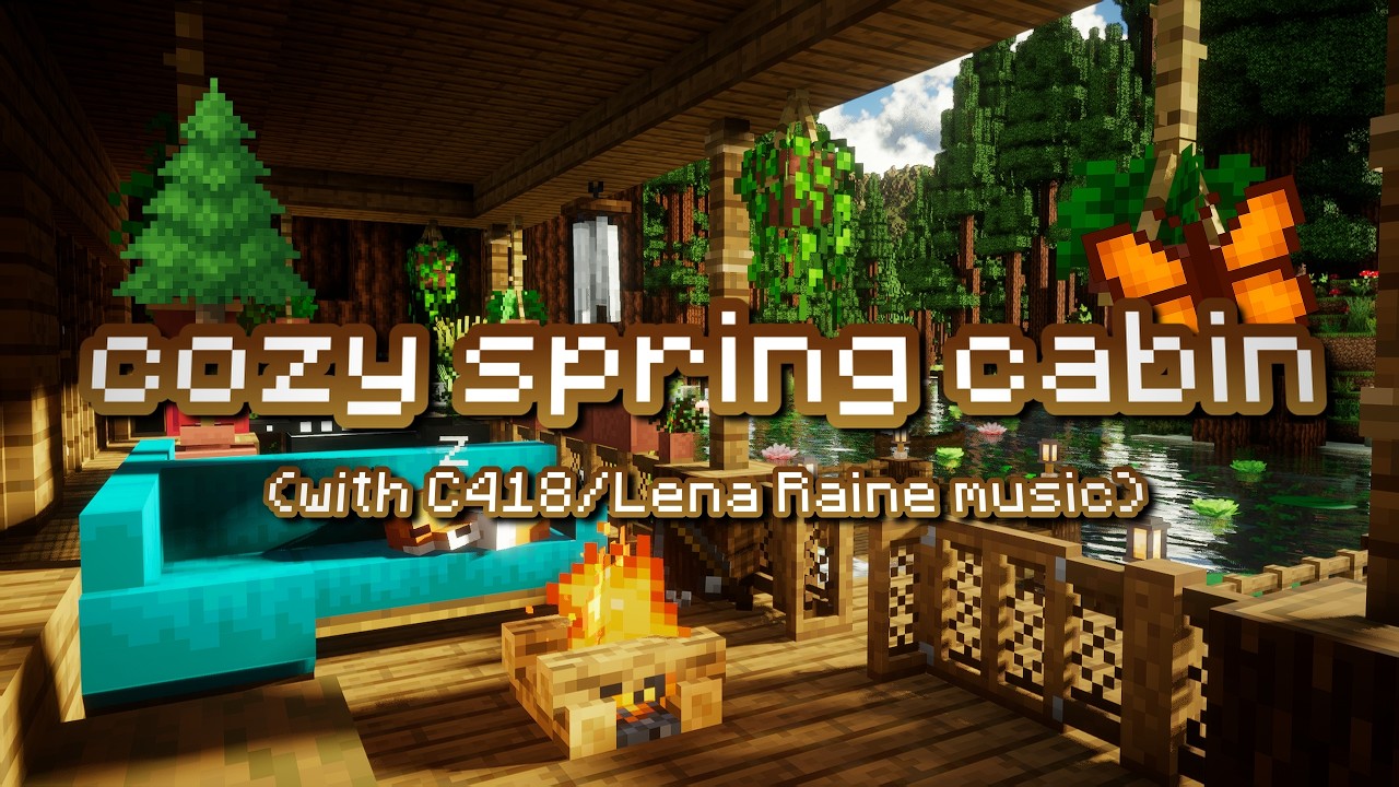 🌲it will get better...🏞️(Minecraft Nostalgic C418 Music) Rain Ambience |Dark Academia Study Vibes|
