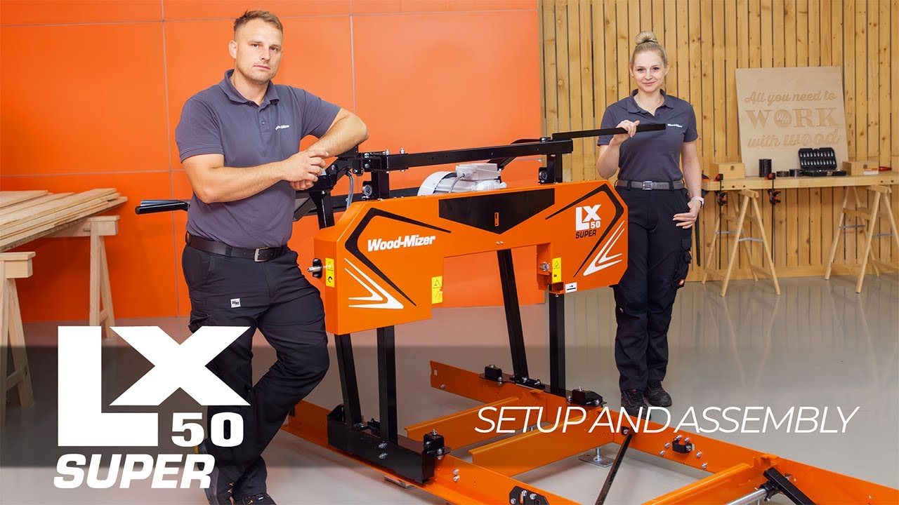 LX50SUPER 2025 Portable Sawmill Setup and Assembly | Wood-Mizer