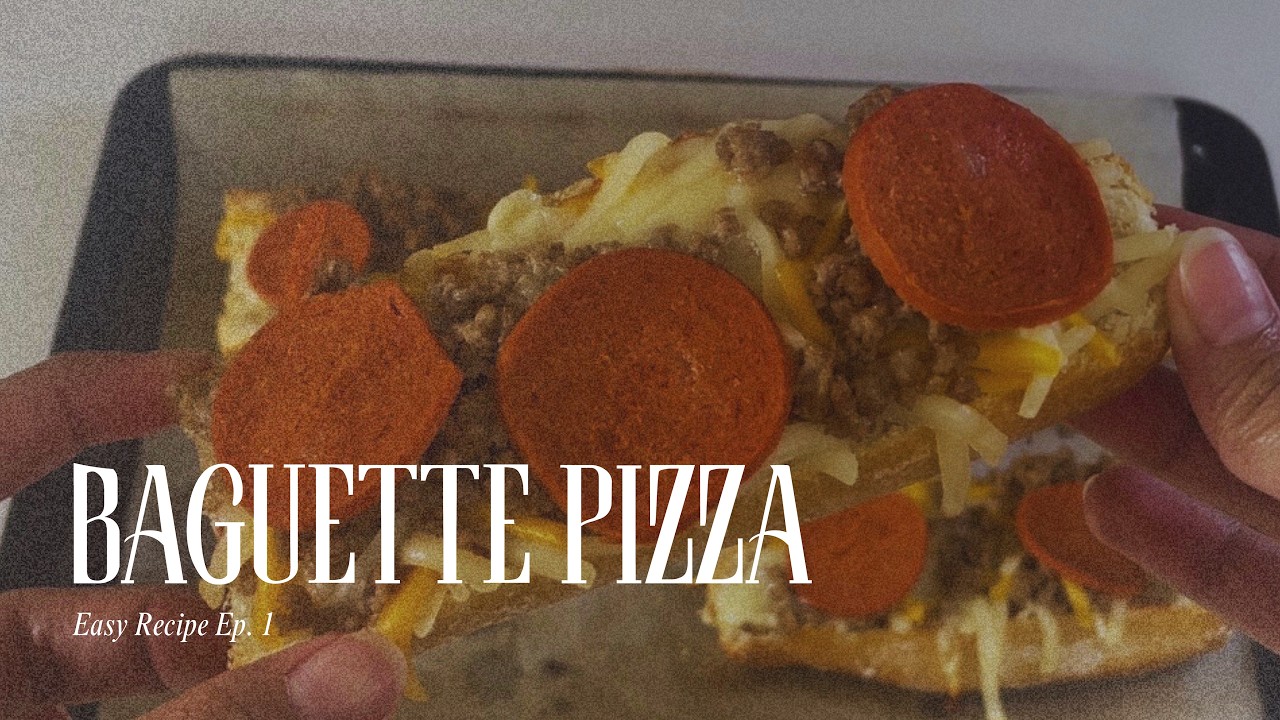 Pepperoni Baguette Pizza | Easy Recipe Ep1