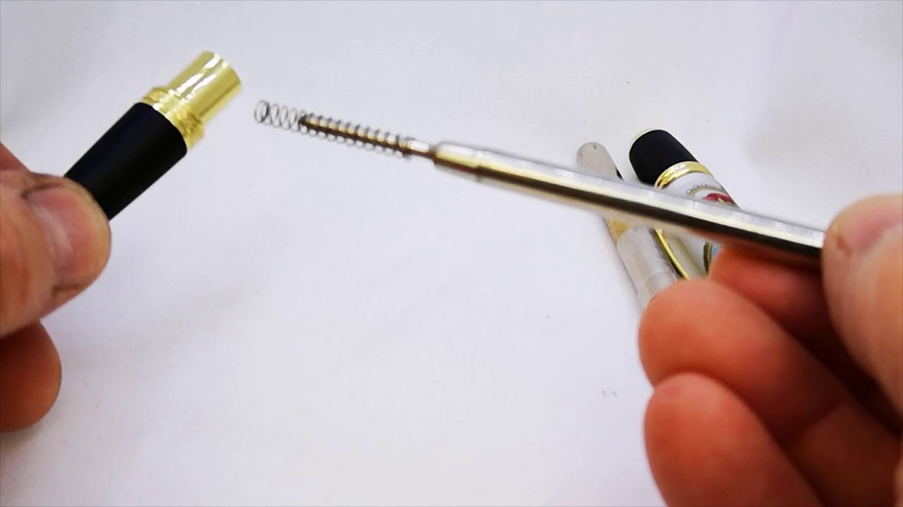 Changing a Parker pen style refill