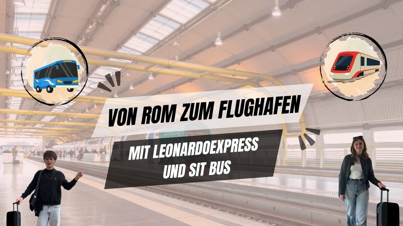 🛫 Wie komme ich von Rom zum Flughafen Fiumicino?