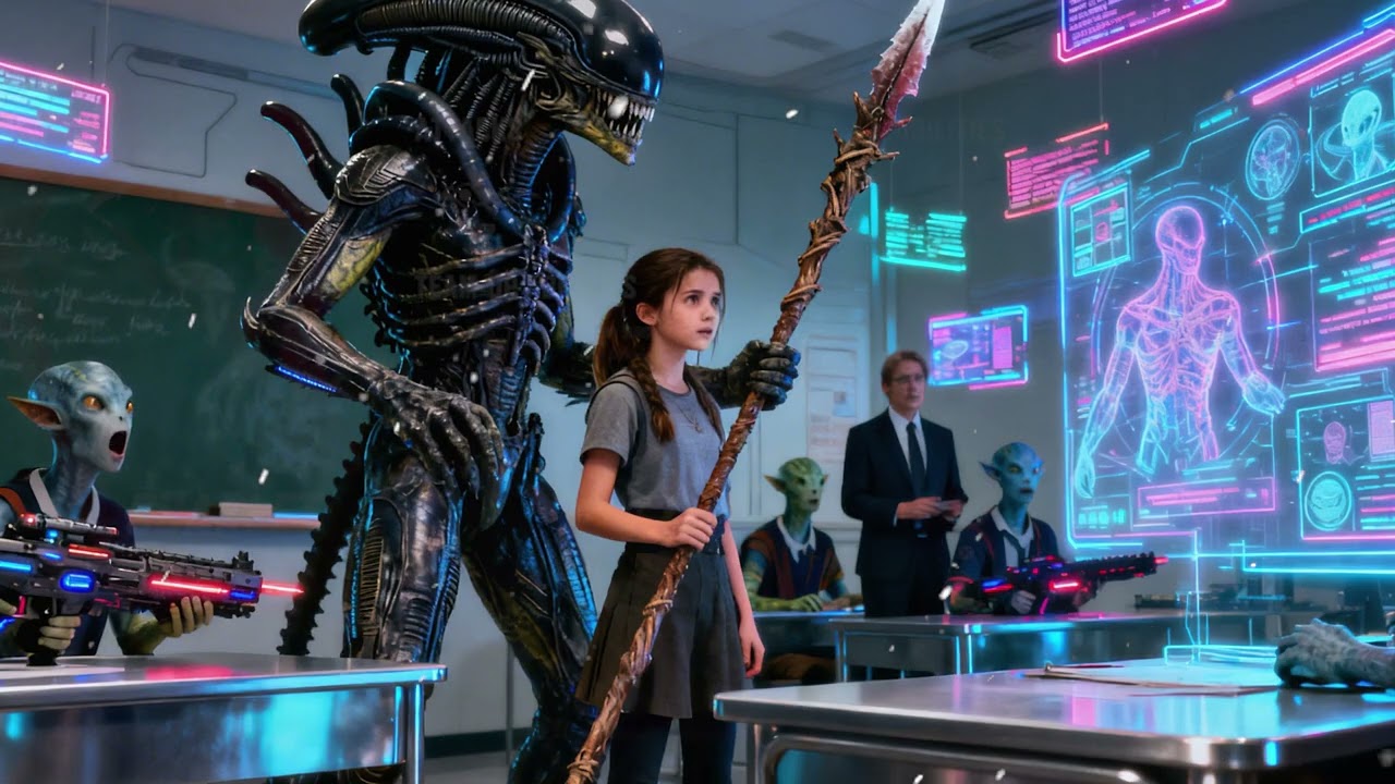Class Told to Build a Weapon | Human Girl’s Apex Predator Friend Made a Spear   HFY