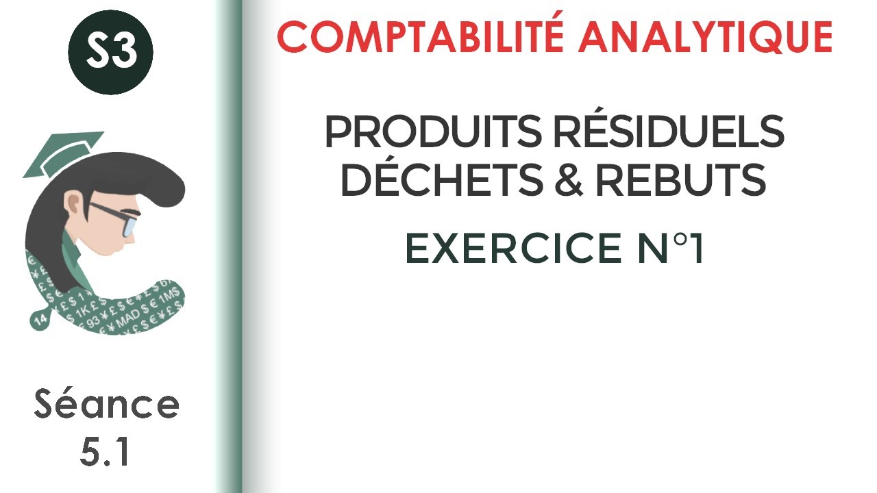 Les produits résiduels; les déchets et les rebuts: exercice corrigé N°1 #La_Comptabilité_analytique