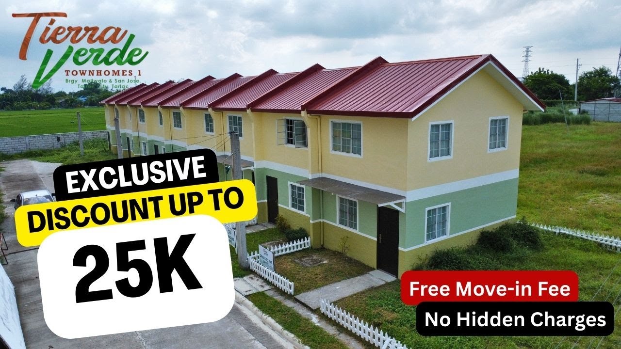 Affordable House and Lot in Tarlac City - Tierra Verde Townhomes