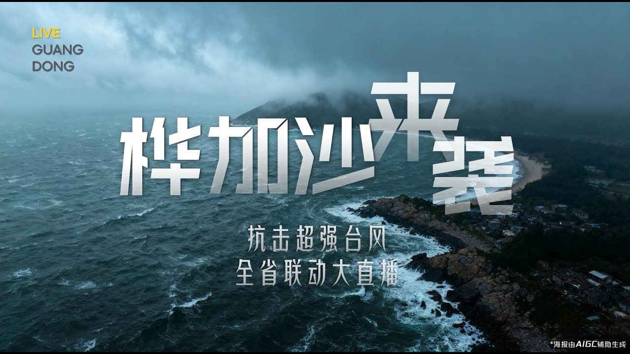 LIVE Guangdong｜抗擊超強颱風樺加沙全廣東省聯動大直播