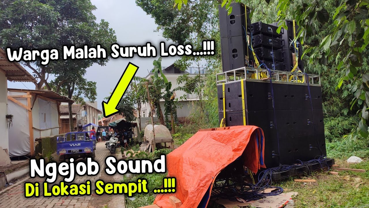 Warga Agak Laen ❗ Sound Di Lokasi Sempit Malah Disuruh Full DJ || Aden Pro Audio