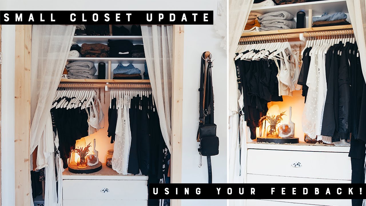 Making Over My Small Closet AGAIN With YOUR Feedback | Fixing What Wasn't Working!
