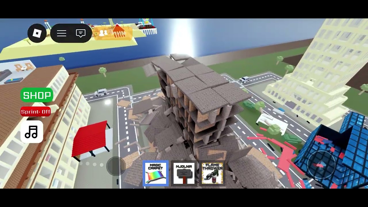 Building destruction 