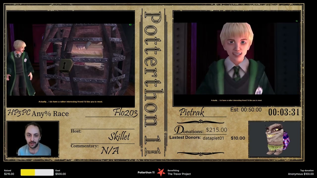 Potterthon 11: HP3 PC Any% Race By Flo203 & Pietrak