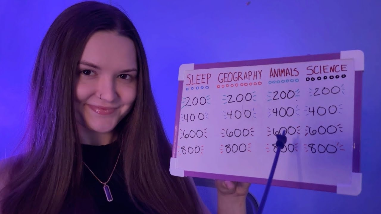 ASMR Let's Play Jeopardy! 🏆 🧩 (ASMR Trivia Question Game)