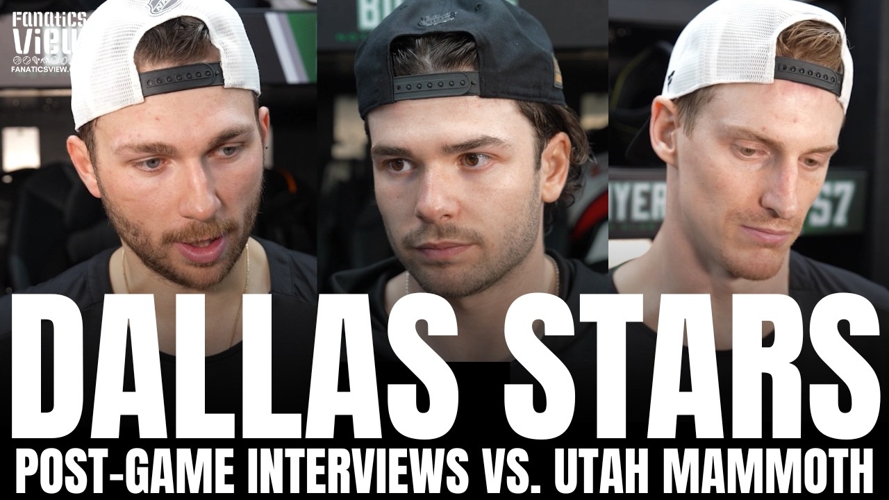 Michael Bunting, Tyler Myers, Mav Bourque & Glen Gulutzan Recap Dallas Stars Debuts, Win vs. Chicago