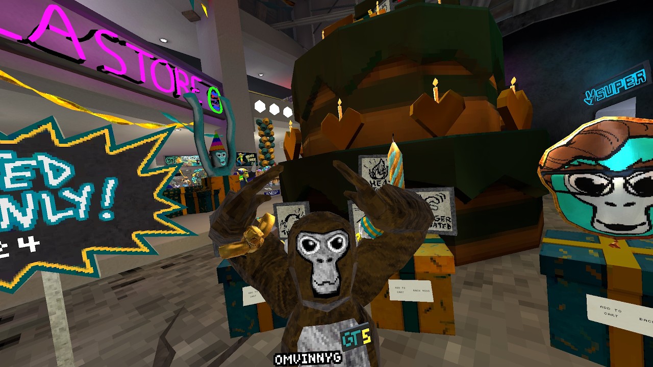 Gorilla tag's birthday!