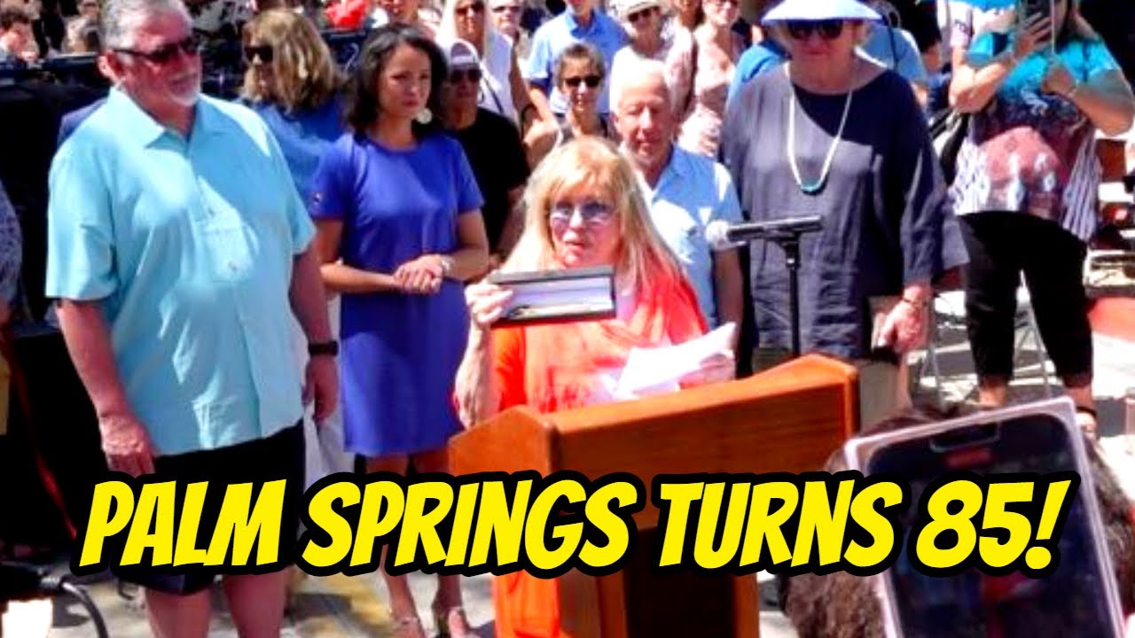 NANCY SINATRA Receives Key To Palm Springs On The City's 85TH BIRTHDAY! (4-8-23)