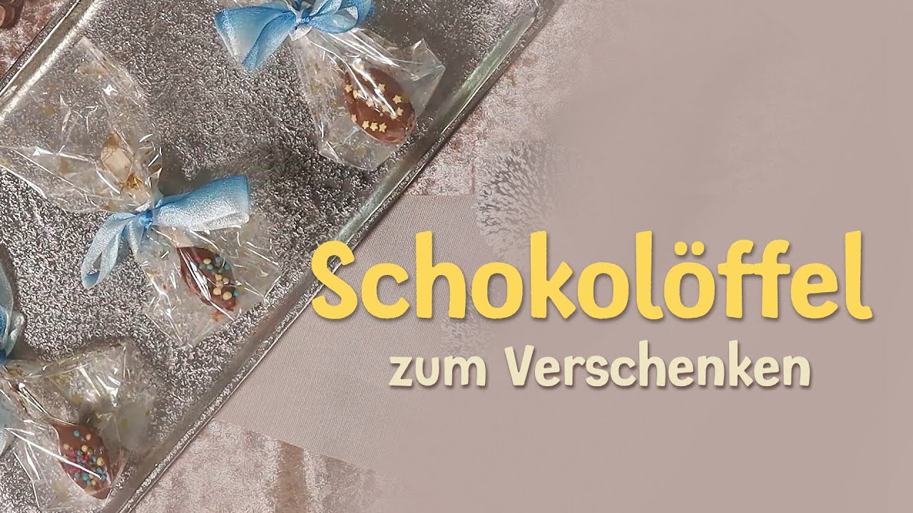 Tag 23 I Tutorial: Schokolöffel zum Verschenken