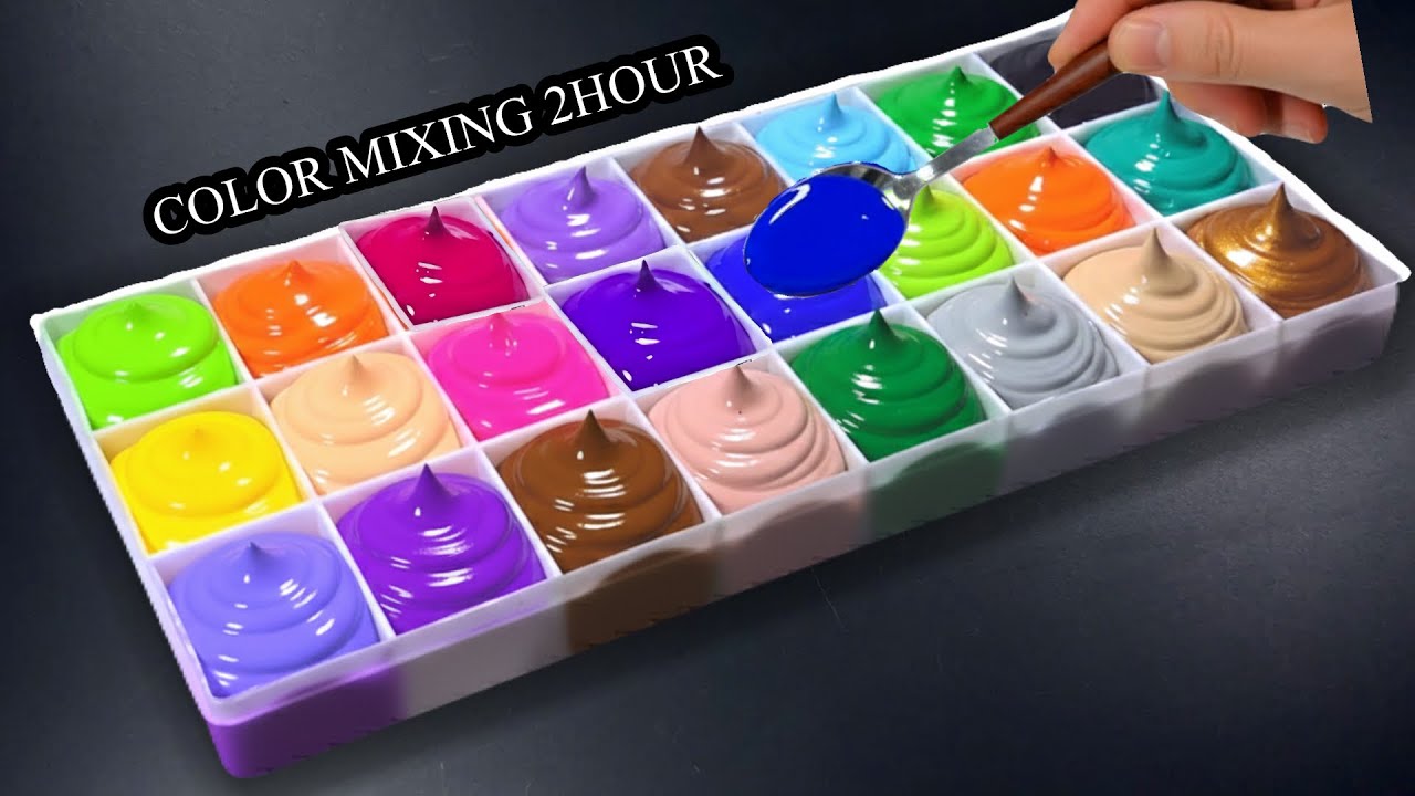 🎨COLOR MIXING 2HOUR | #Dentacolor 