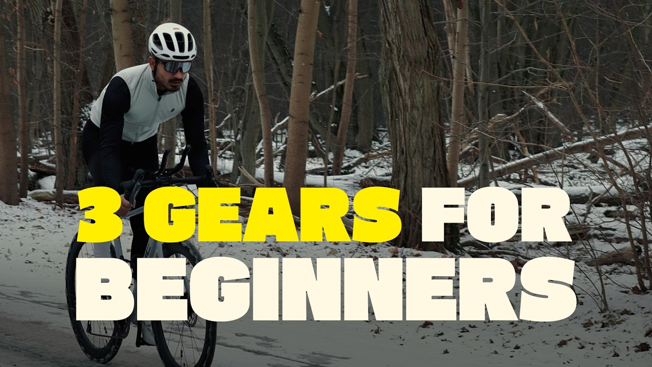 The only 3 gears you need to start road cycling